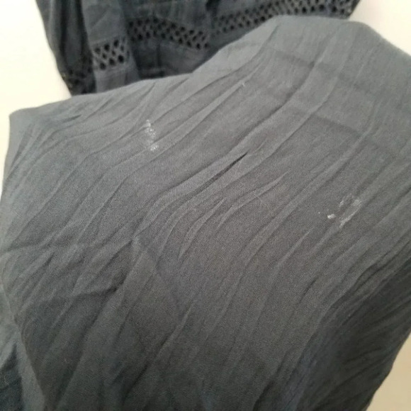 Aritzia Wilfred Blue Honoree Tie Front  Midi Dress S - Picture 6 of 9